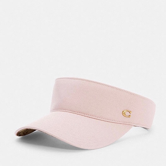 NWT Coach visor pink and signature tan - Picture 2 of 6